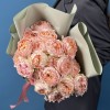 5 кустовых пионовидных роз Джульетта Хани 60 см